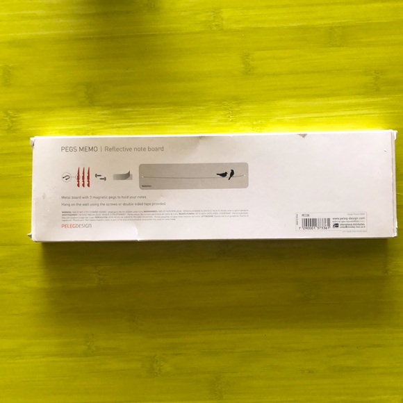 2 for 1! Magnetic metal reflective memo note board bird wire design with magnets - Picture 5 of 7